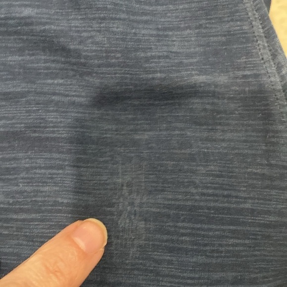Lululemon Men’s T.H.E. Short Linerless Heather Allover Iron Blue True Navy Sz M - Picture 12 of 14